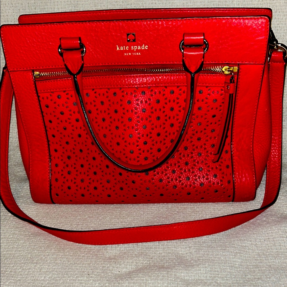 Kate Spade Perri Lane Satchel - Red